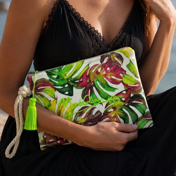 Bolso Mano Kentia Fluor Lima