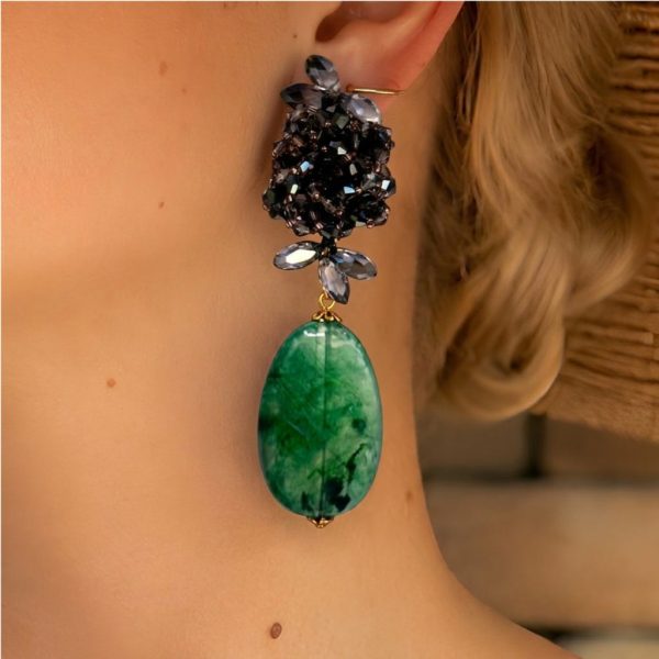 Pendientes Amara Verde