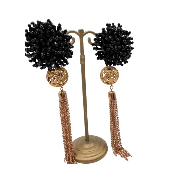 Pendientes Emperatriz Negro