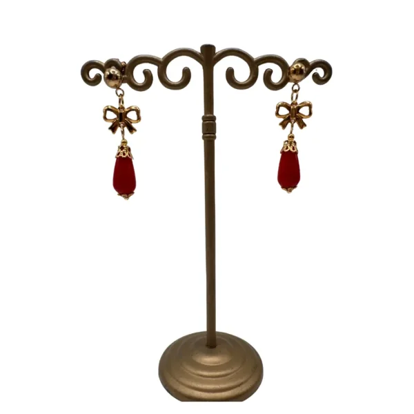 Pendientes Lágrimas Mini Rojo