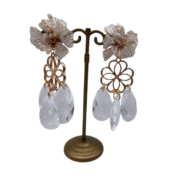 Pendientes Grand Lágrimas Cristal Triple Colección Jote Martínez 2026